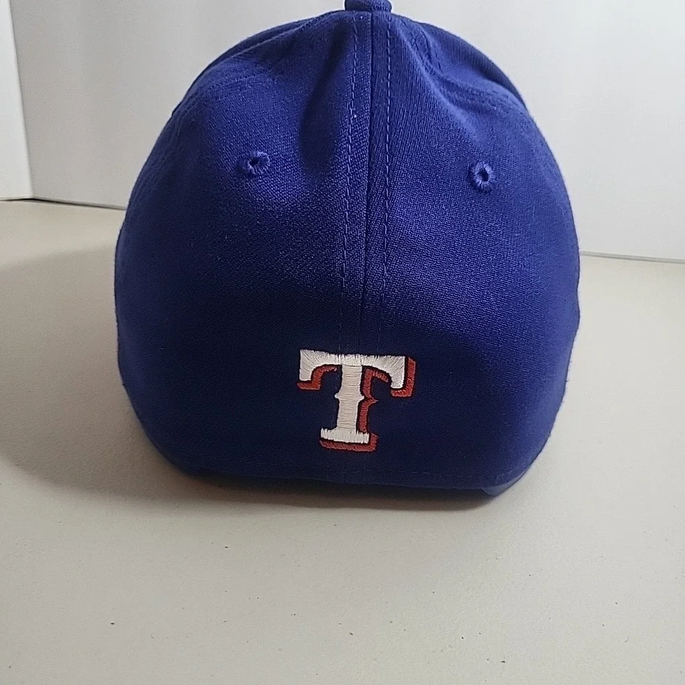 New Era Texas Rangers Game Day 39THIRTY Stretch Flex Hat Cap Blue S/M